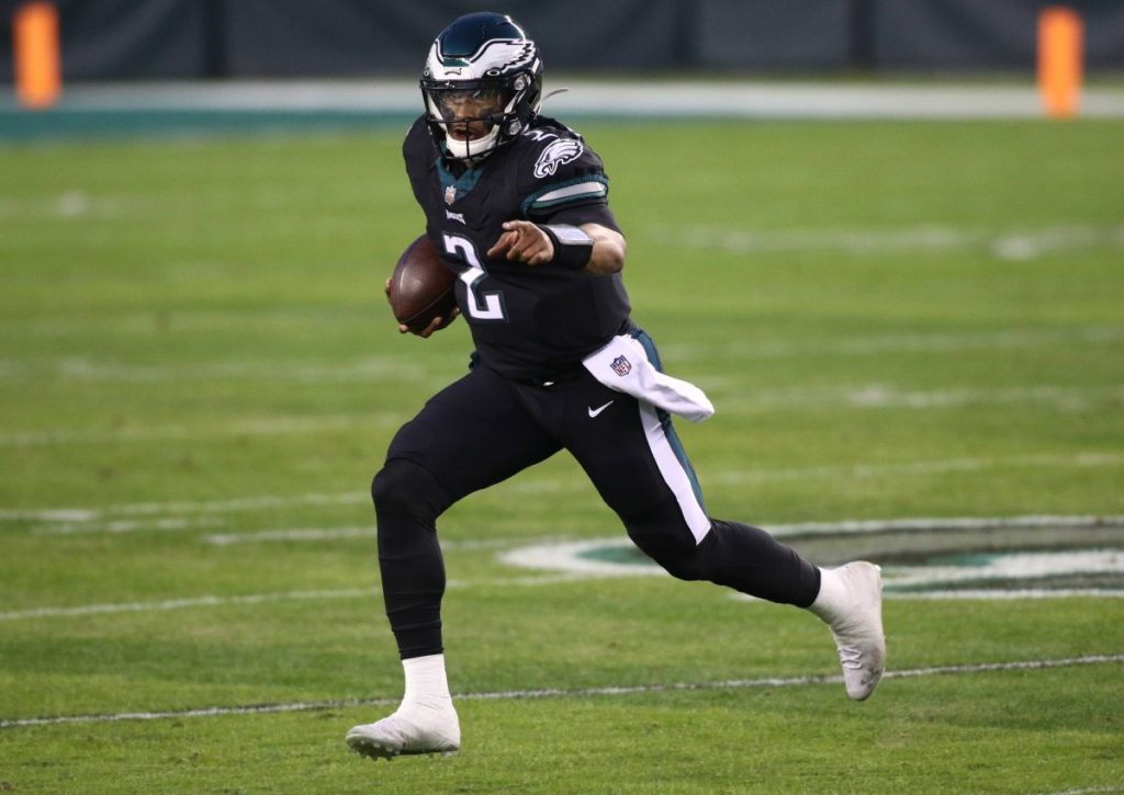 Überrascht Eagles-Quarterback Hurts auch die Cardinals?