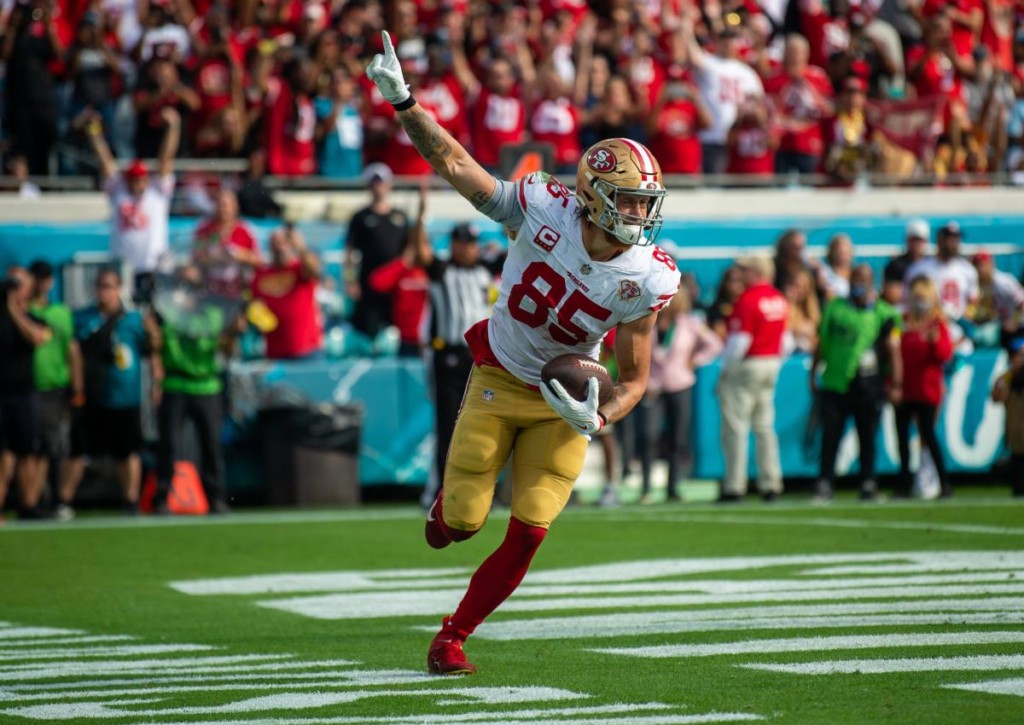 Wird George Kittle im Duell seiner 49ers gegen die Titans zum X-Faktor?