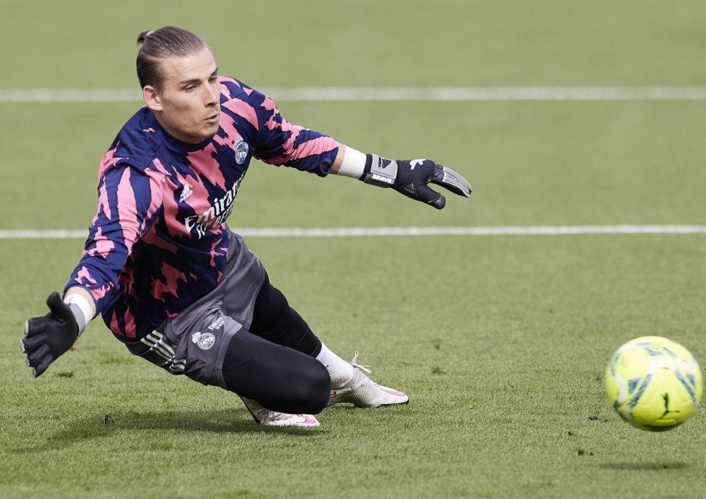 Andriy Lunin muss den erkrankten Courtois im Spiel Getafe gegen Real Madrid vertreten