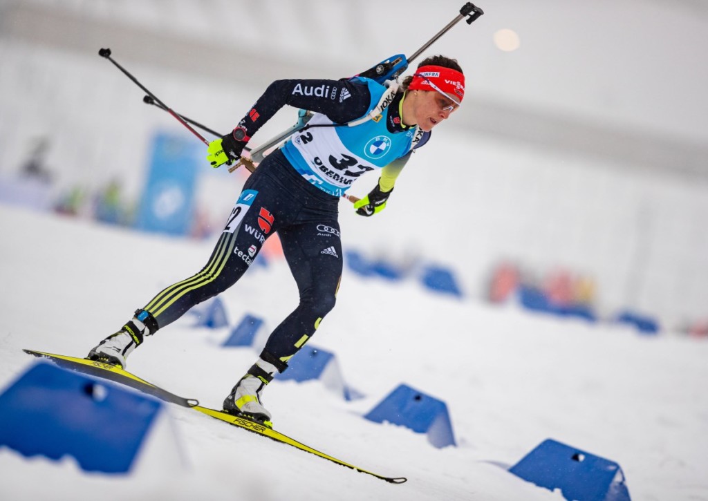 Denise Herrmann zählt bei Olympia am 07.02.2022 zu den Medaillenkandidaten im Biathlon Einzel der Damen