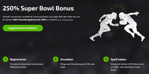 Mobilebet Super Bowl Gratiswetten