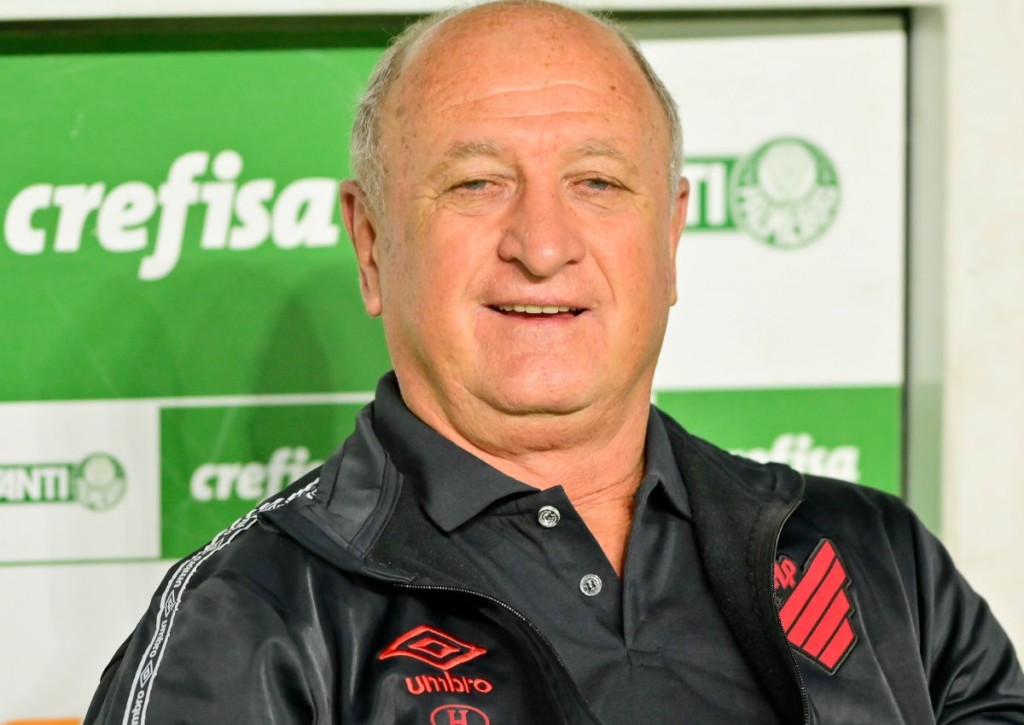 Sieht ein gut gelaunter Luiz Felipe Scolari den Sieg seines Athletico PR gegen Internacional?