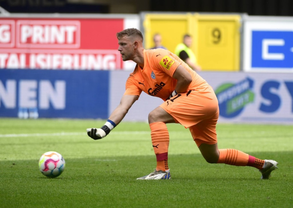 Thomas Dähne möchte für Kiel gegen Sandhausen endlich mal die Null halten.