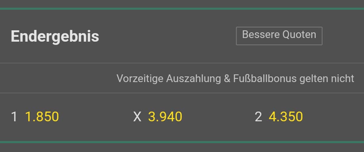 Bet365 Verbesserte Quoten