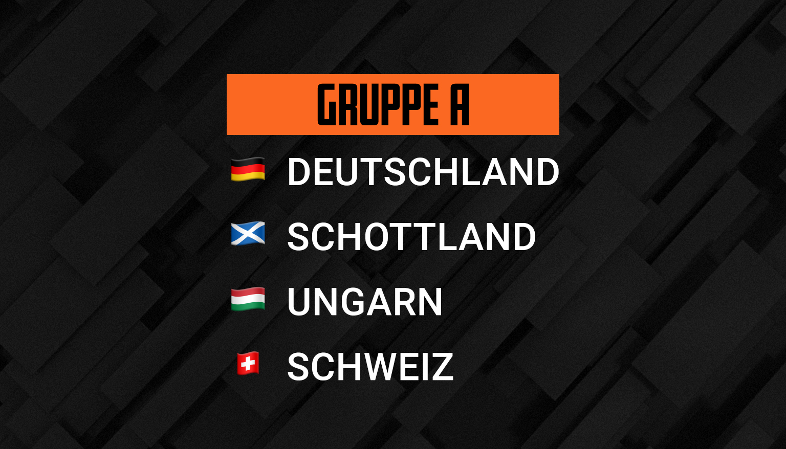 EM 2024 Gruppe A Spielplan, Tabelle, Teams, Wettquoten