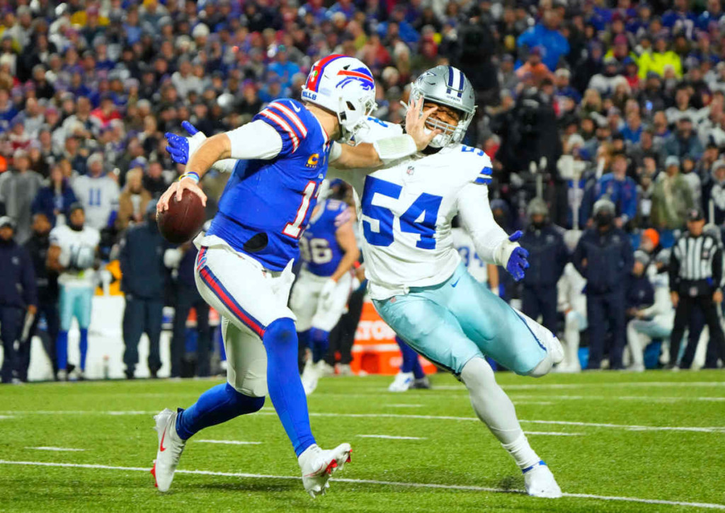 Trägt Josh Allen im Duell seiner Bills gegen die Chargers das Ei mal wieder in die Endzone?