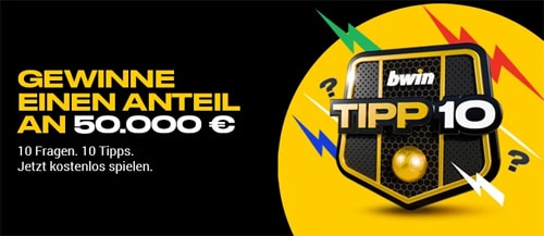 50.000 € EM Quiz Gewinnspiel bei Bwin