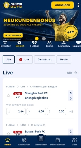 Merkur Bets App Wetten