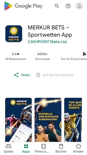 Merkur Bets Android App