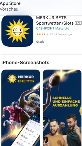 Merkur Bets App iOS