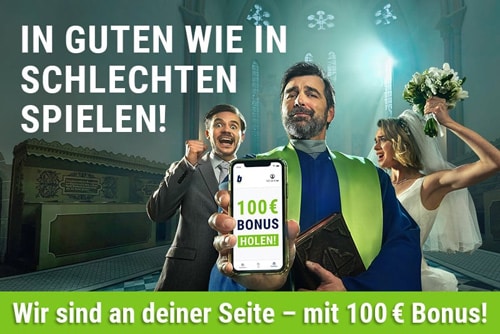 Bet-at-home Bonus 100 % bis 100 % mit Bonus Code WELCOME