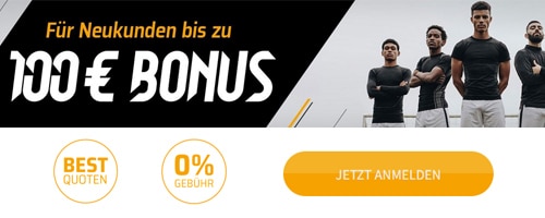 Bet3000 EM Bonus bis 100 €