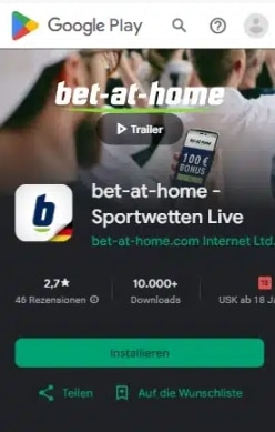 Bet-at-home Android App