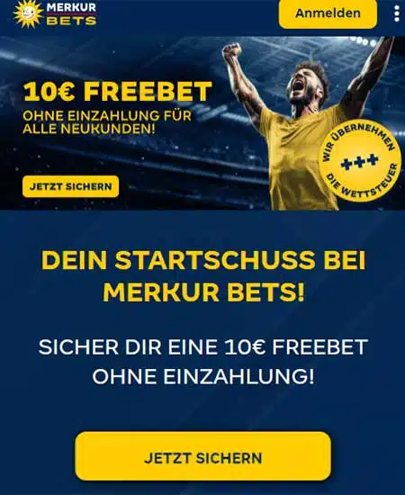 Merkur Bets Freebet