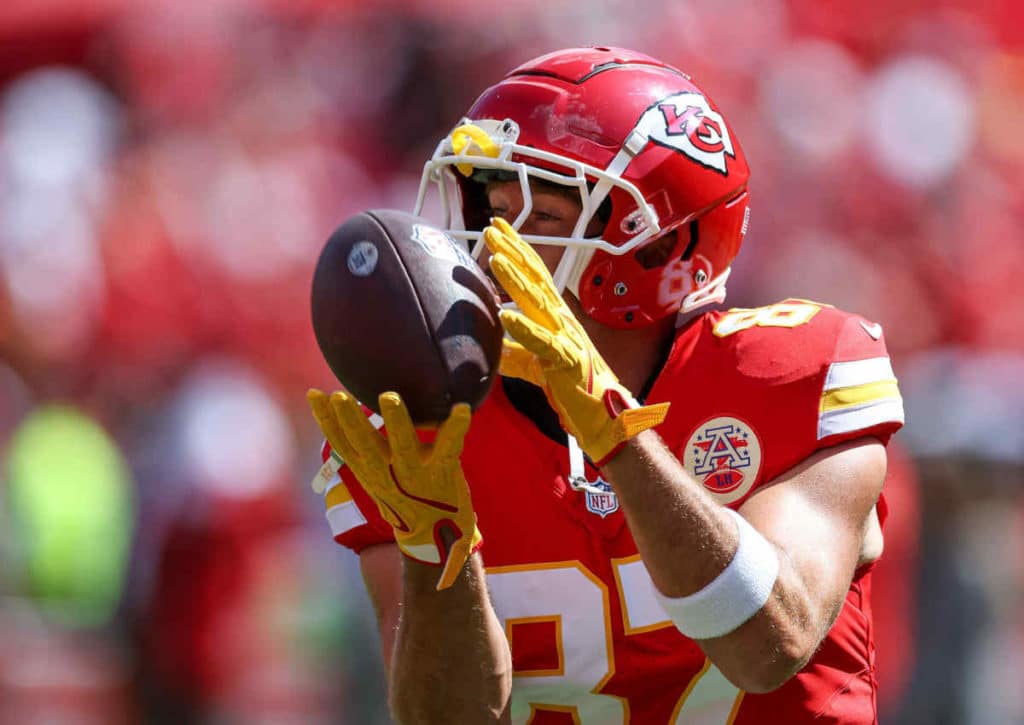 Springt Travis Kelce für die Chiefs gegen die Falcons in die Bresche?