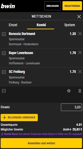 Bwin Wetten