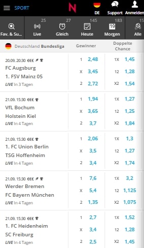 Neobet Bundesliga