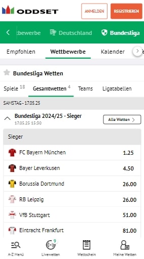 Oddset Bundesliga