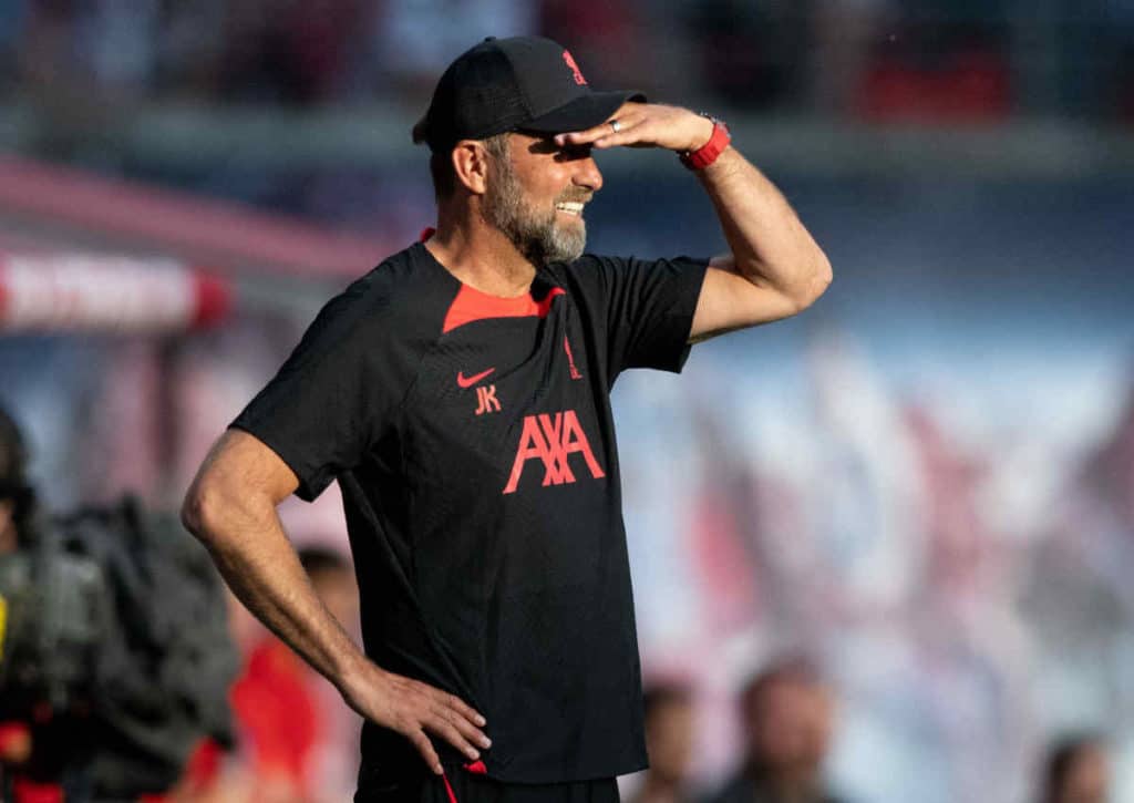 Sieht Jürgen Klopp in der Red Bull Arena einen Heimsieg von RB Leipzig gegen seinen Ex-Klub Liverpool?