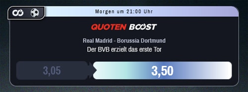 Winamax Real Dortmund Quoten Boost