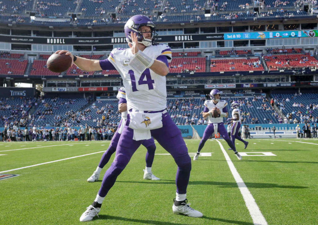 Müssen die Vikings mit QB Sam Darnold im Divisionsduell gegen die Bears einen Dämpfer verkraften?