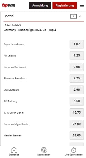 Tipwin Bundesliga