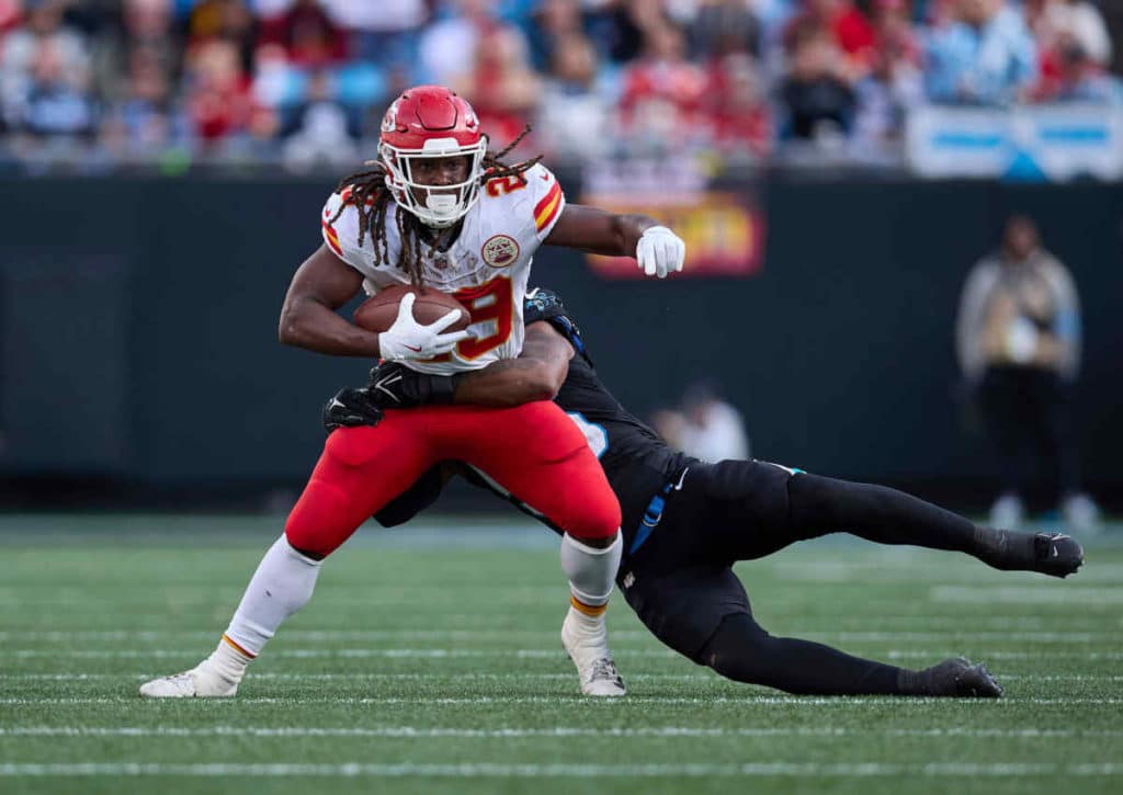 Können die Chiefs gegen die Texans auf Runningback Kareem Hunt vertrauen?