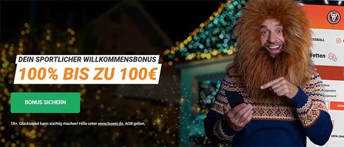 LeoVegas 100 % Bonus bis 100 €