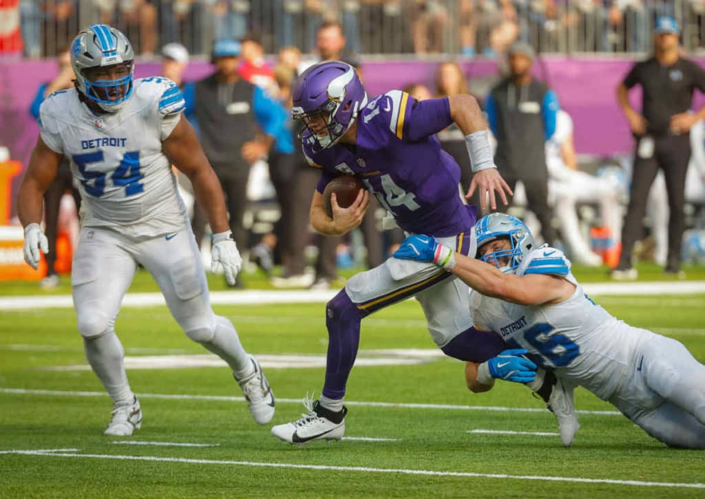 Wer sichert sich das Freilos in der ersten Playoff-Runde? Die Lions oder die Vikings?